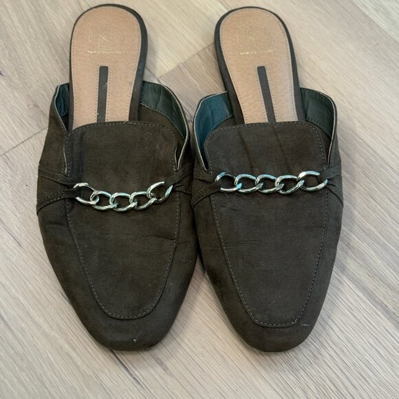 Olive Green Mules - Picture 5 of 6